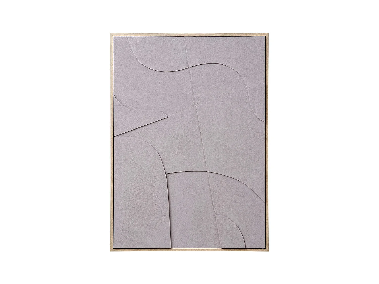 Madeline décoration murale relief NO 1,50 avec cadre 50x70cm couleur sable.