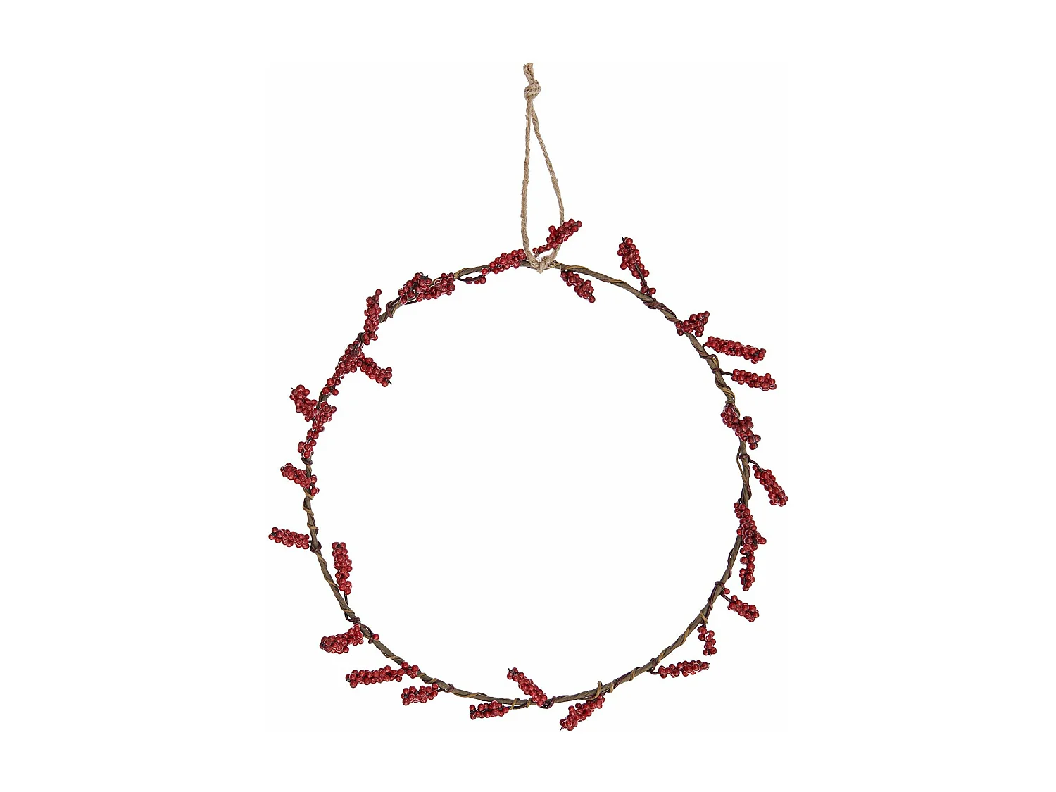 Couronne de baies rouge Ø 30 cm