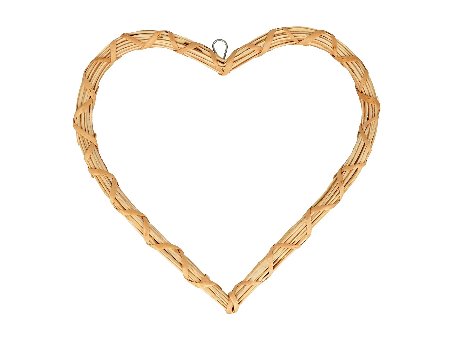 Coeur en osier 30x30 cm