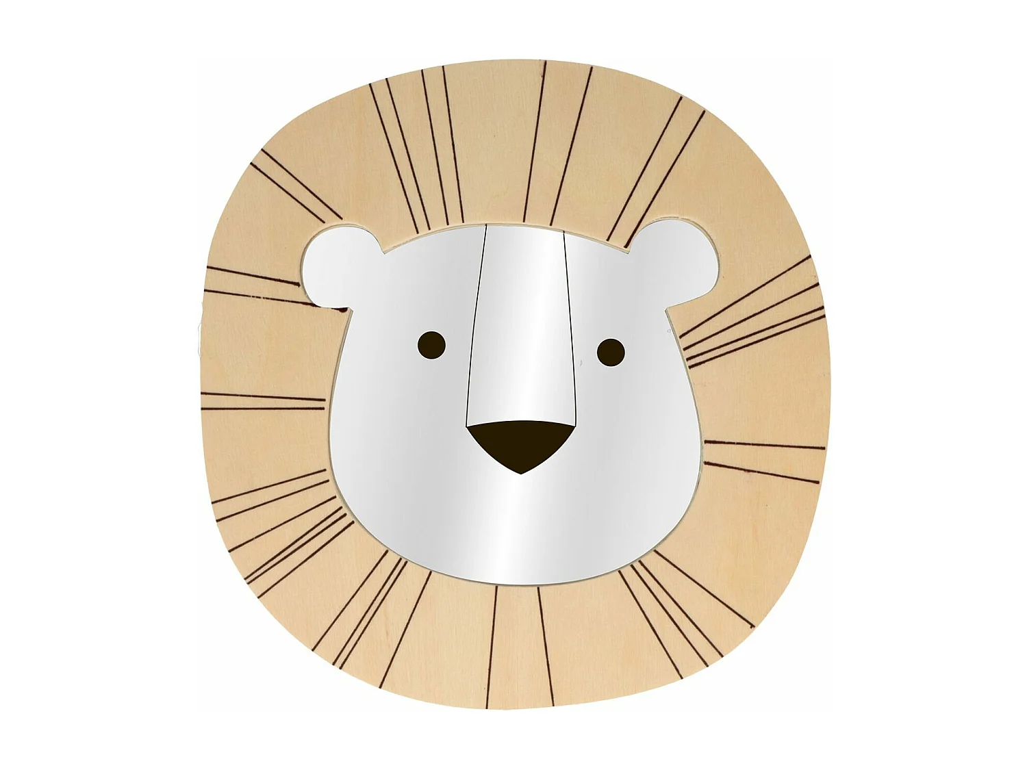 3 decoraciones de pared de madera: mono, león y jirafa