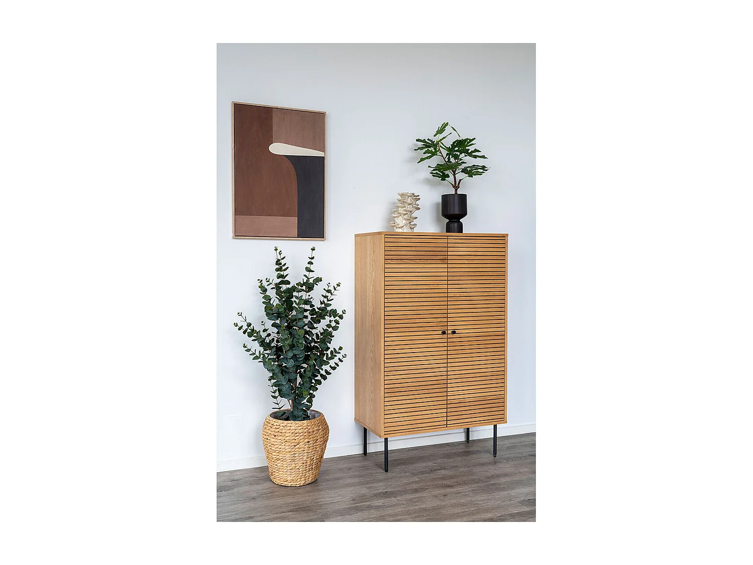 Eukalyptus Kunstbaum Höhe 120cm grün.