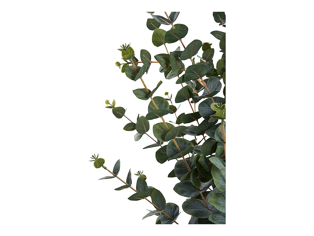 Albero di eucalipto artistico, altezza 120 cm, verde.