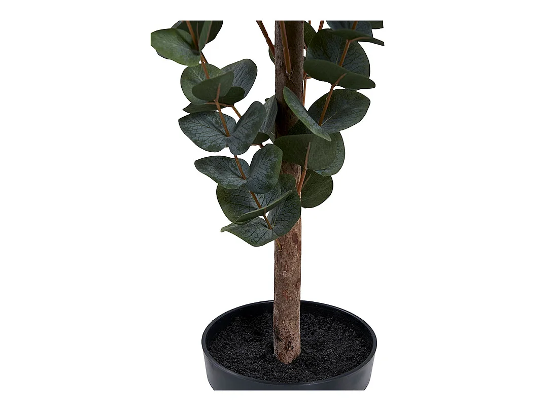Albero di eucalipto artistico, altezza 120 cm, verde.