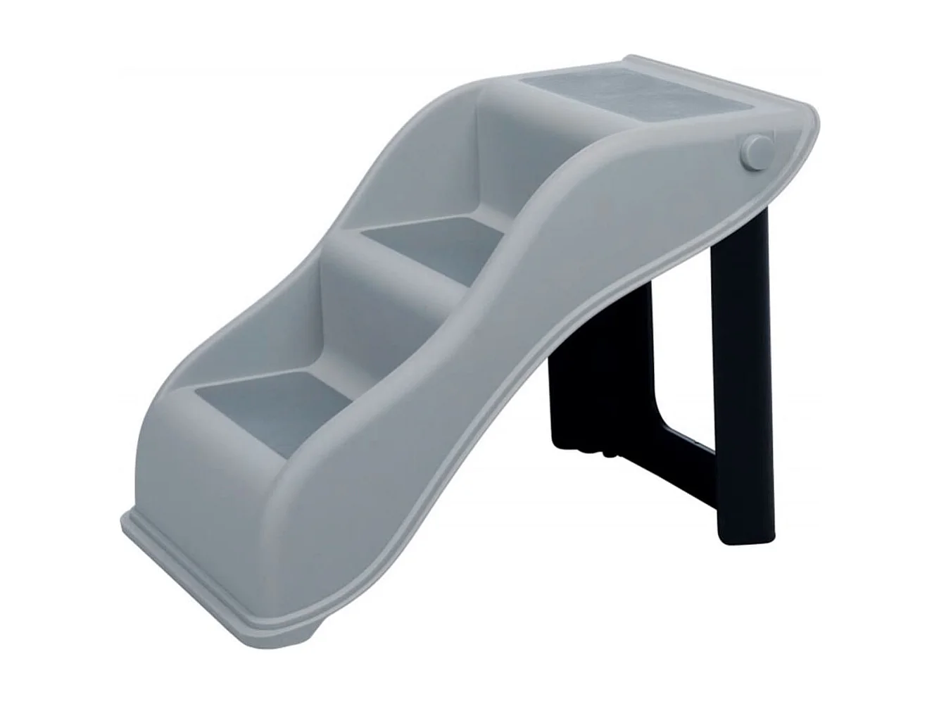 Haustiertreppe Klappbar Hellgrau 39475