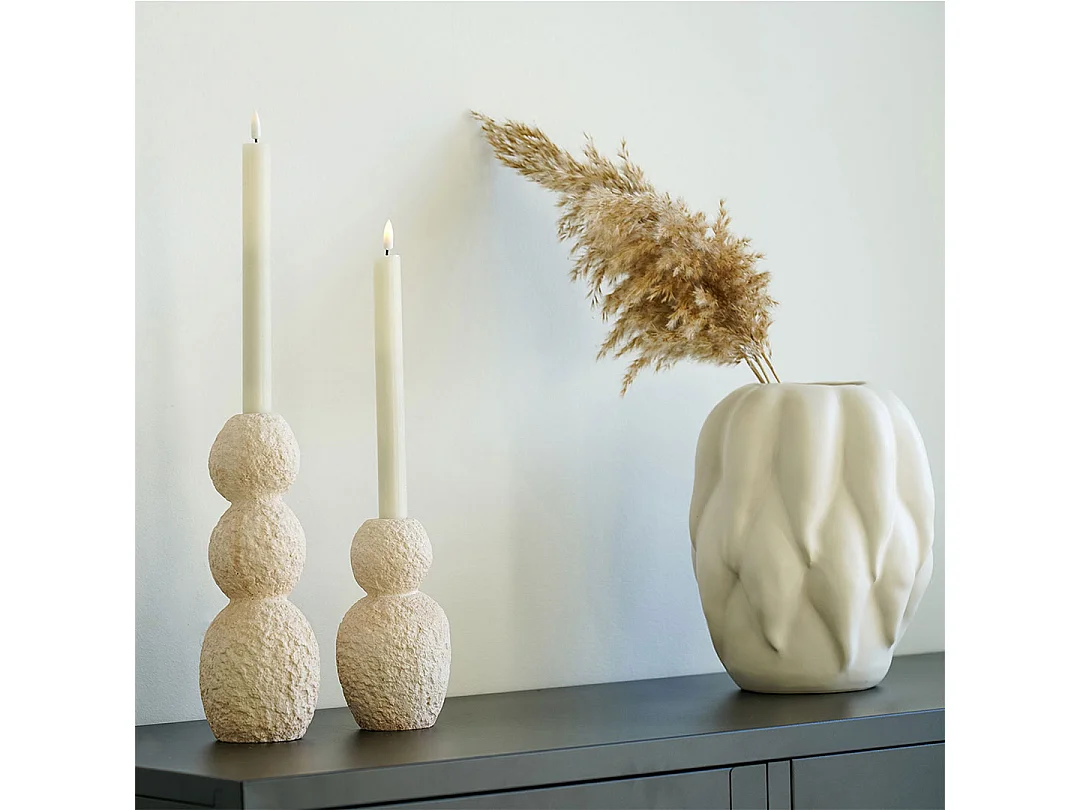 Paredes Kandelaren set van 2 beige.