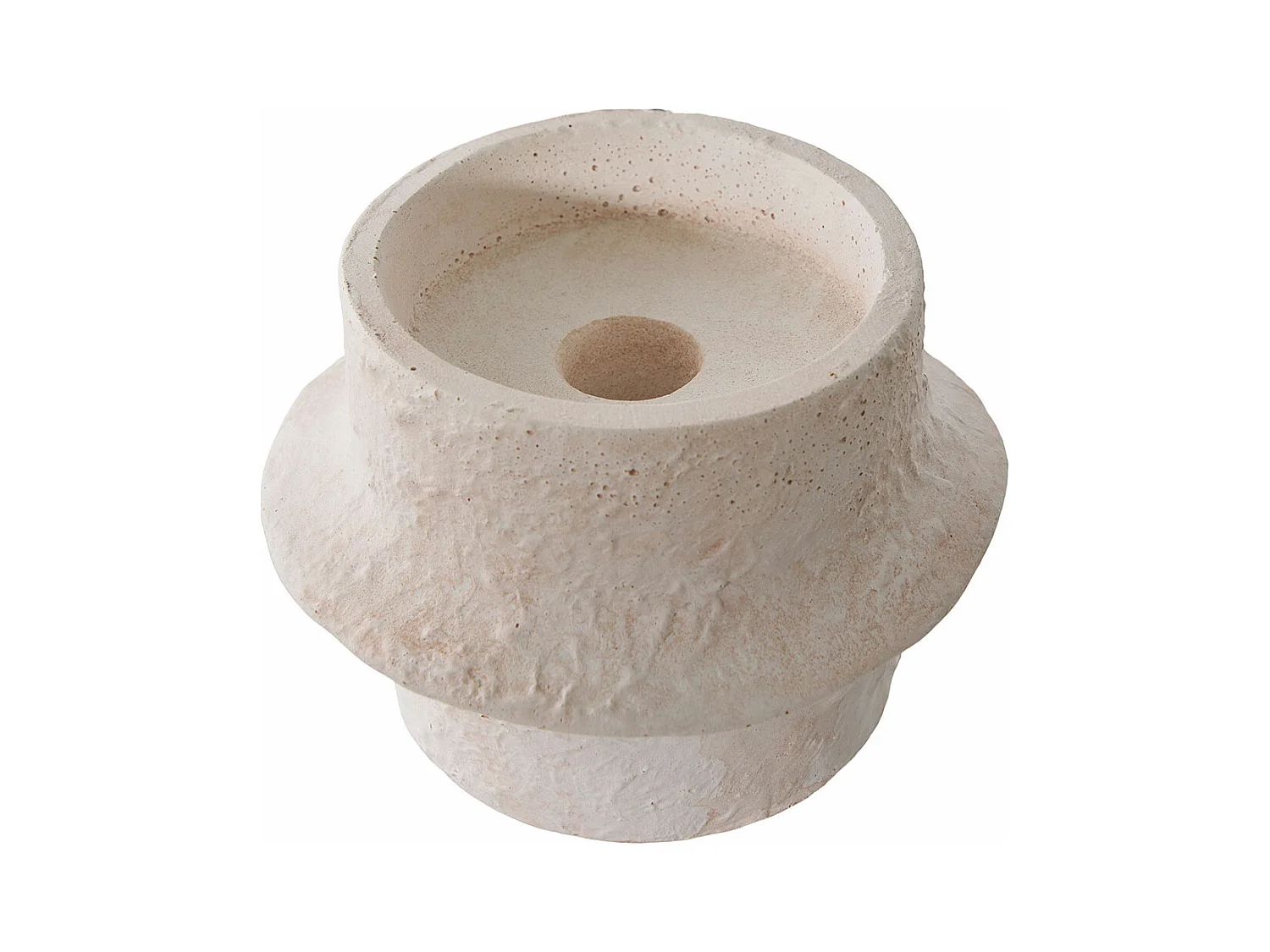 Nazare bougeoirs set de 2 blanc.