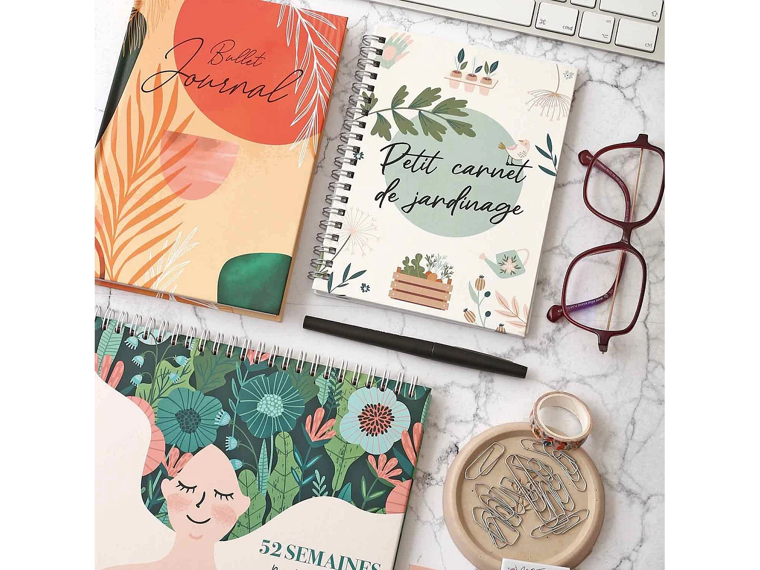 Cuaderno de jardinería de 80 páginas.