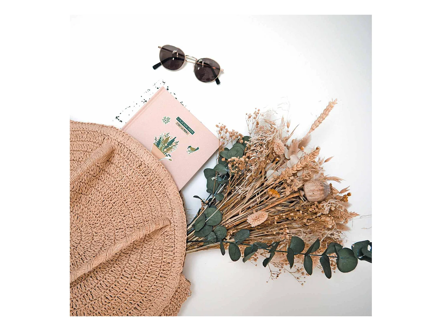 Cuaderno jardinería + pegatinas jardín