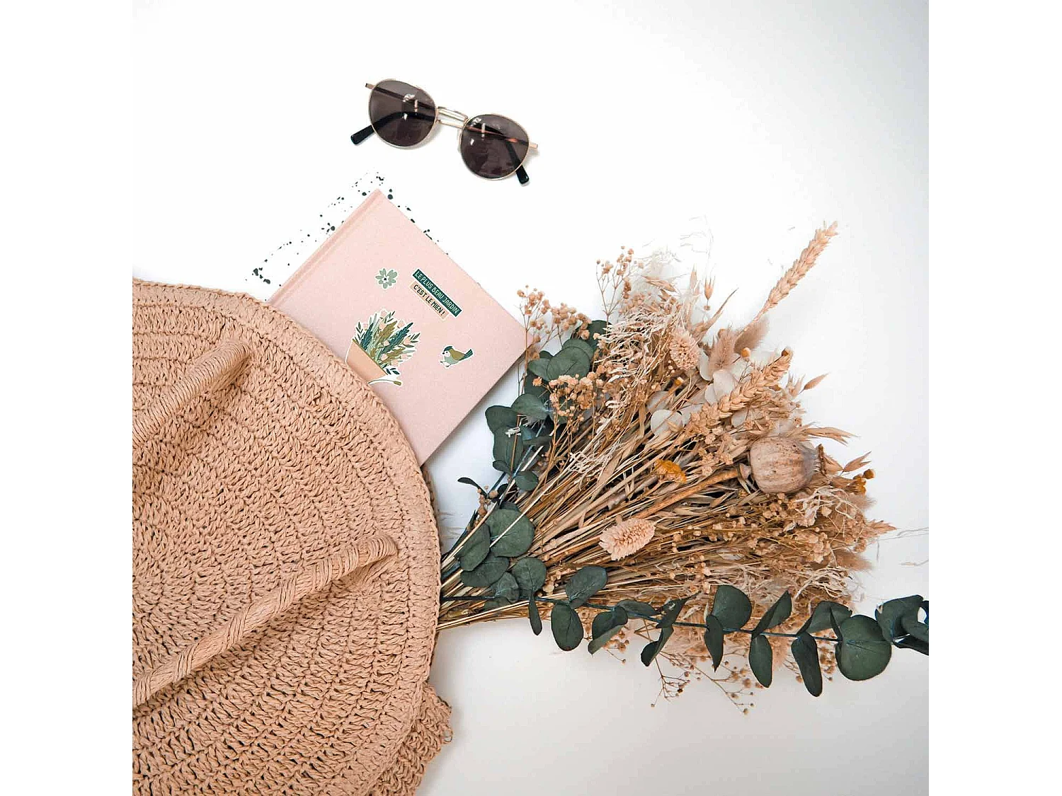 Cuaderno jardinería + pegatinas jardín