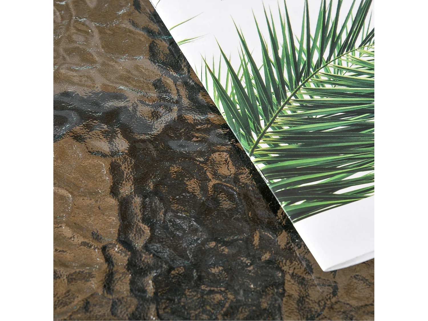 Conjunto de jardín Naranjo 2 sillas + mesa negro/natural