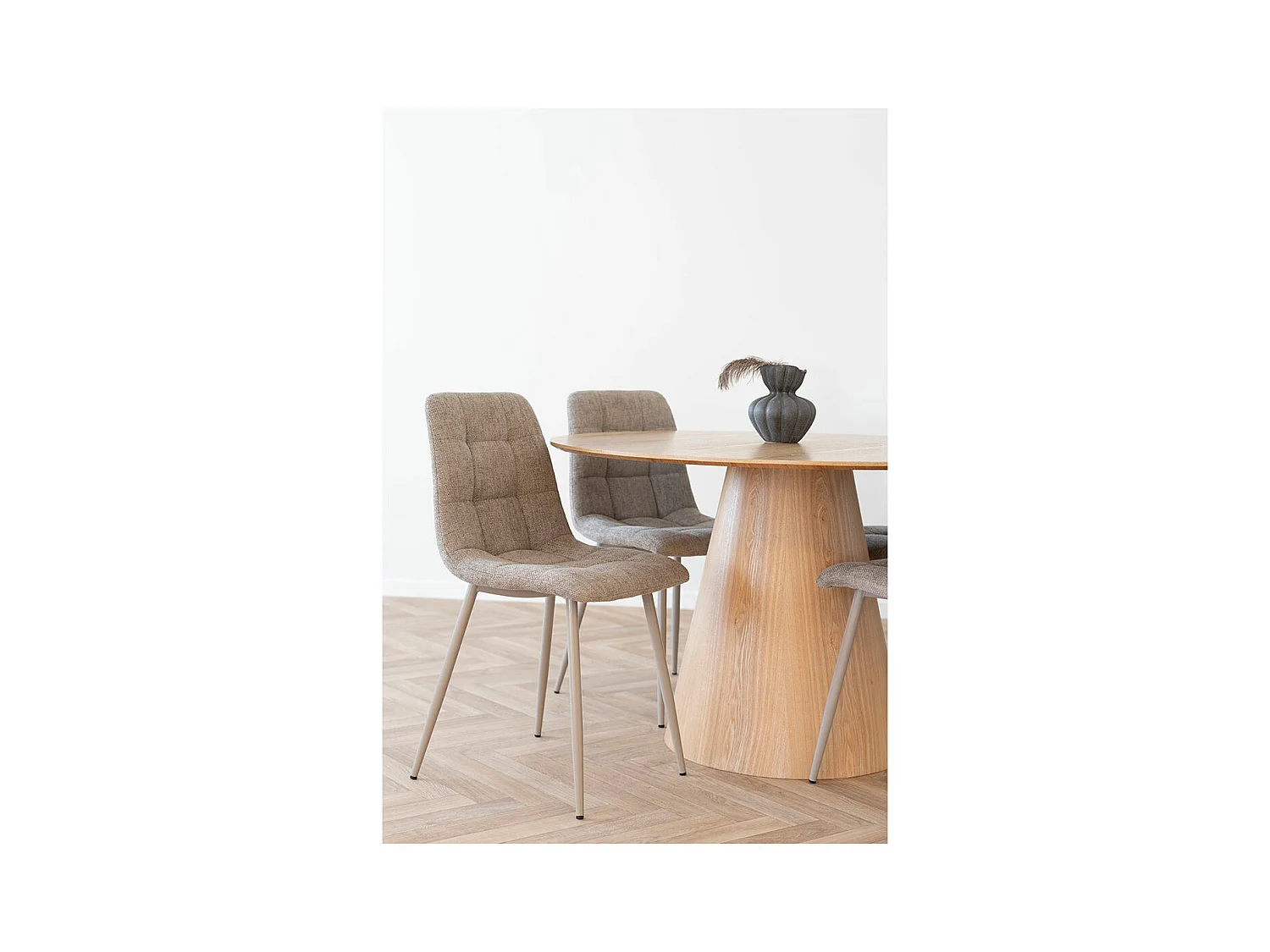 Middelfart chaise de salle à manger gris.