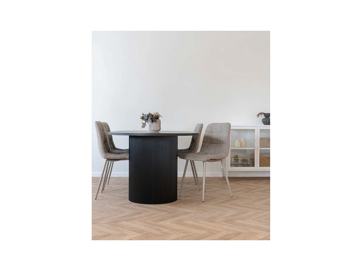 Middelfart chaise de salle à manger gris.