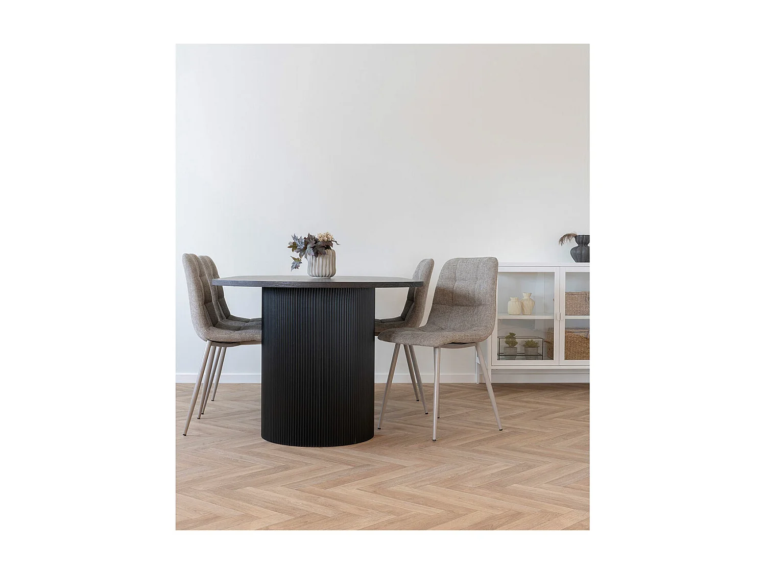 Middelfart chaise de salle à manger gris.