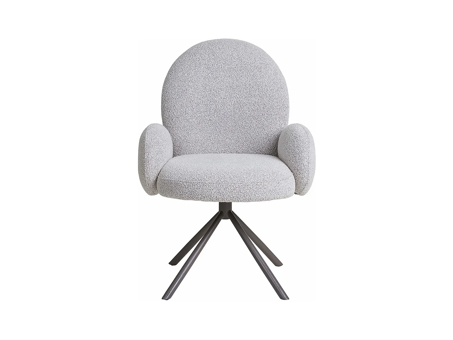 Lana eetkamerstoel Met draaivoet zandkleurig.