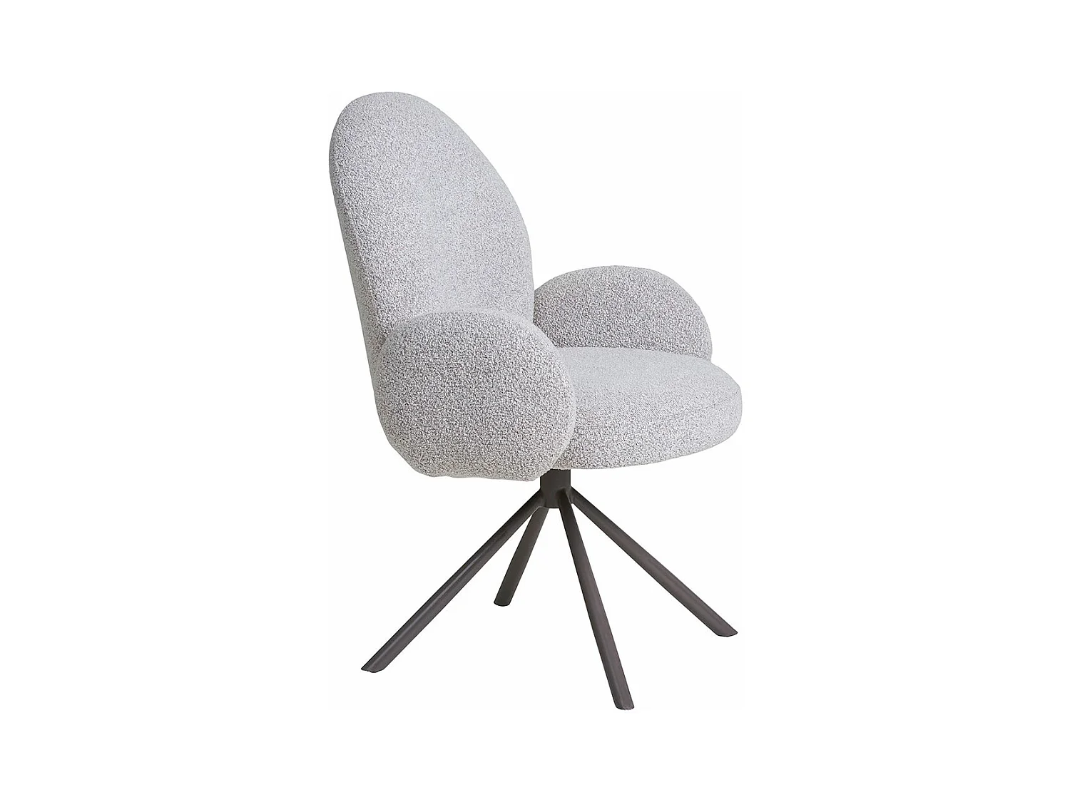 Lana eetkamerstoel Met draaivoet zandkleurig.