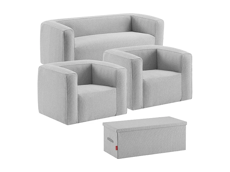 Tumbona hinchable 5 plazas - Terracota - Interior y exterior - Gris claro