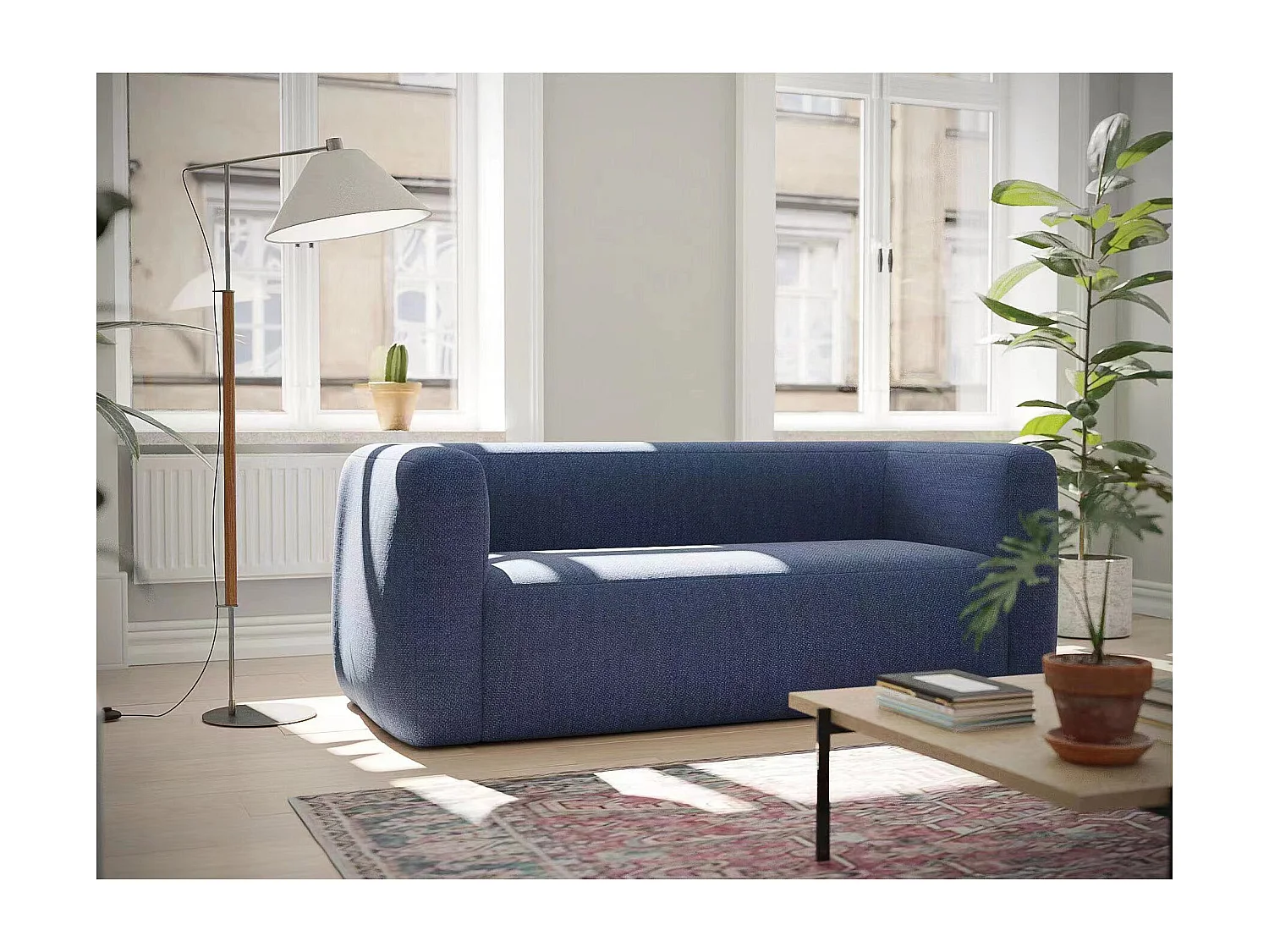 Aufblasbare Sitzgruppe für 5 Personen - Terracotta - Innen- und Außenbereich - Camel