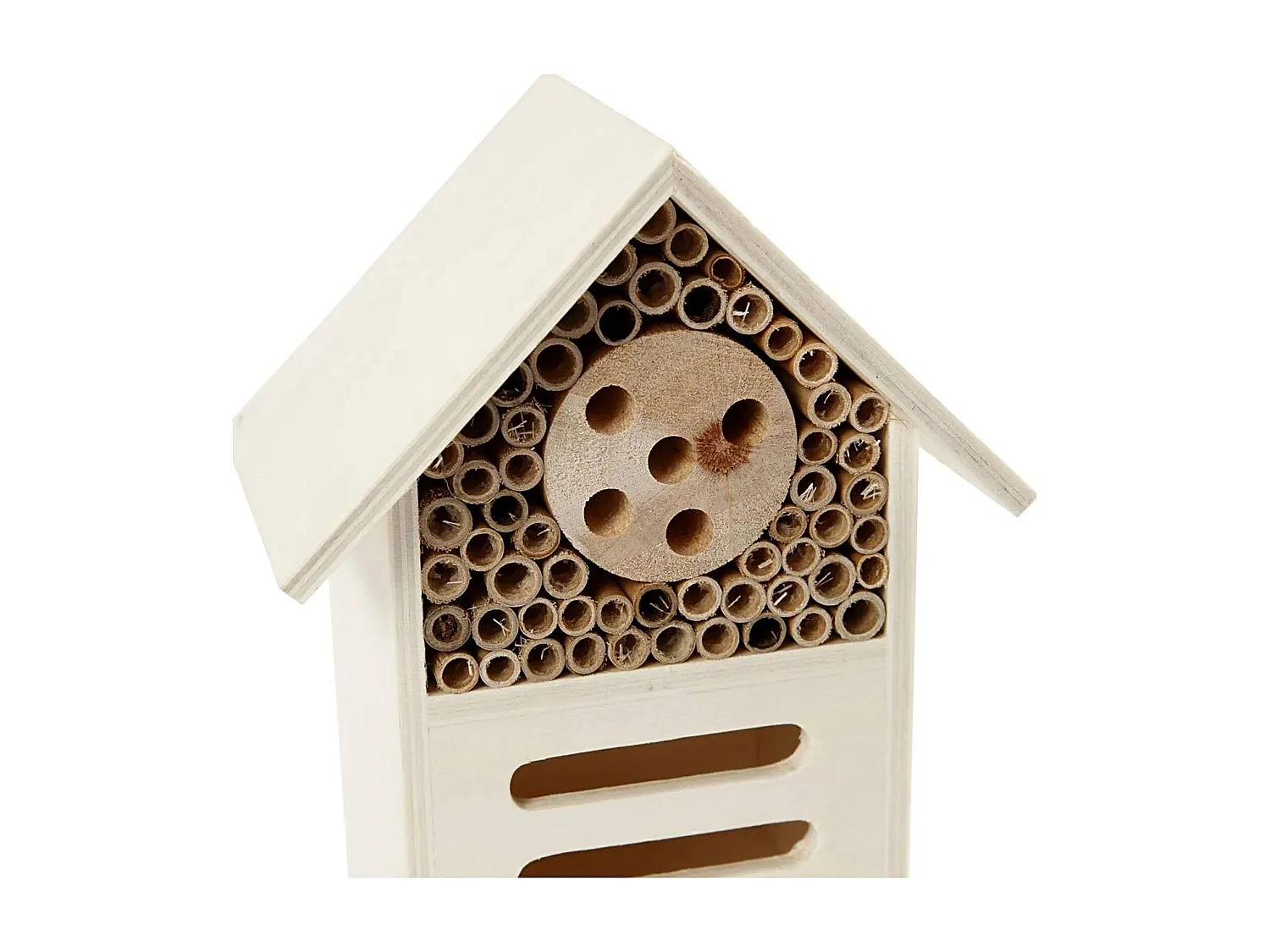 Casa de madera para insectos - 18 x 9 x 14 cm