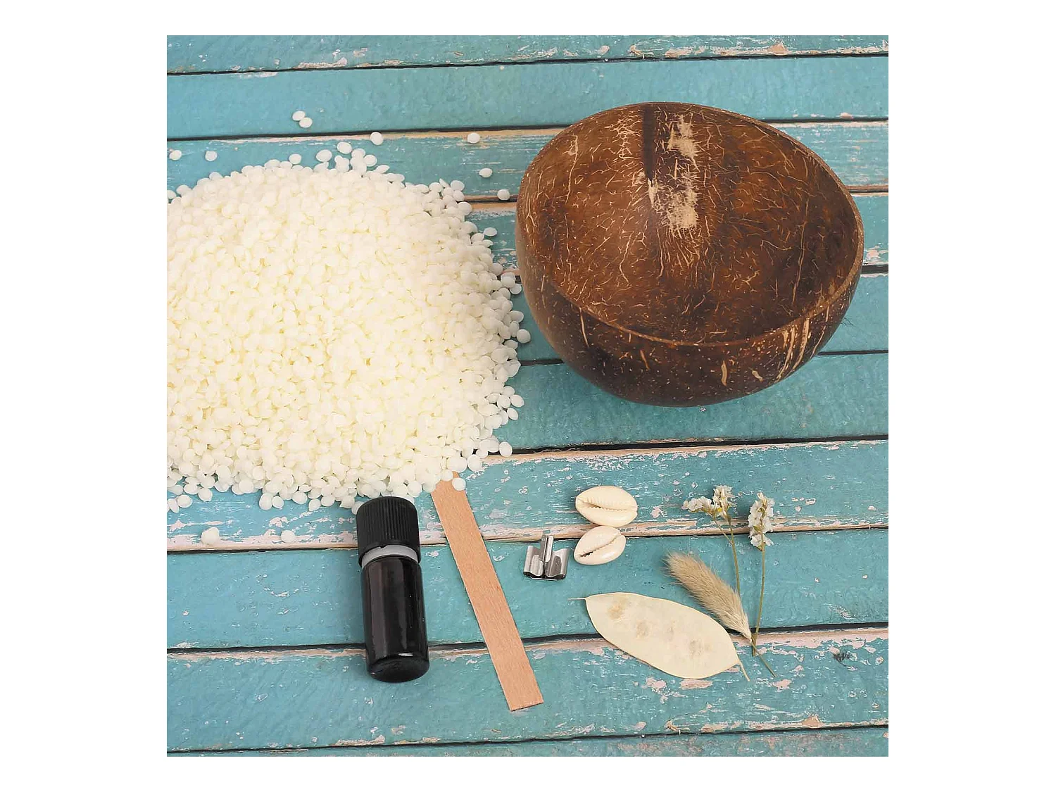 Kokosnusskerze zum Selbermachen