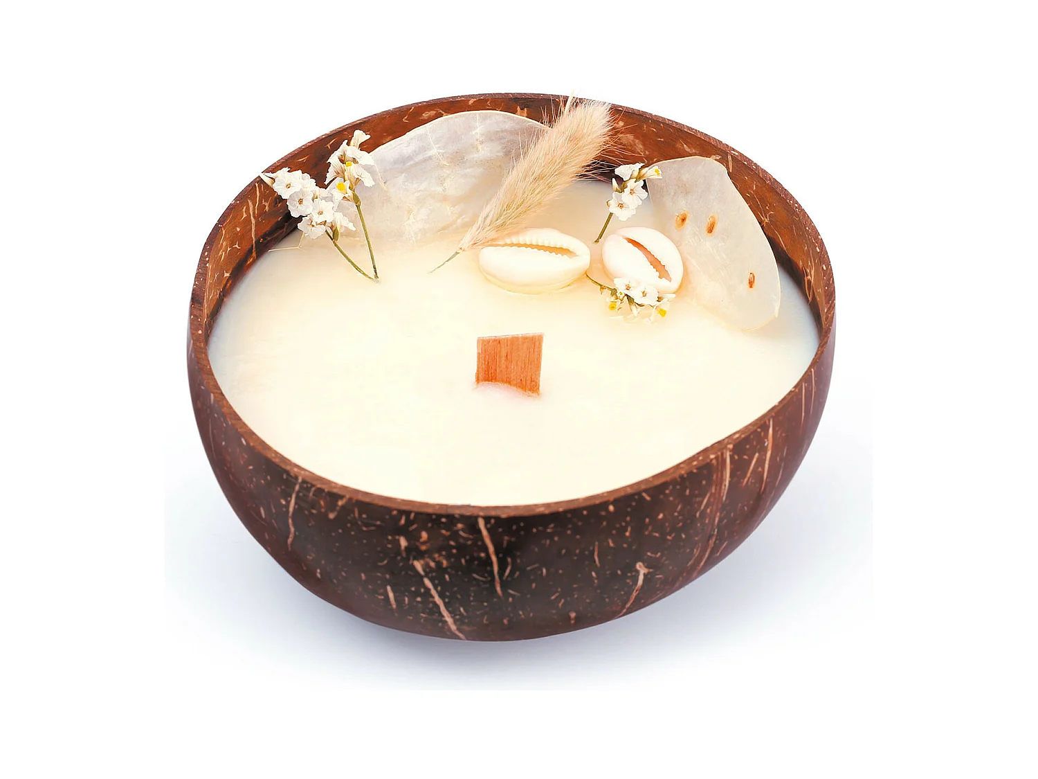 Kokosnusskerze zum Selbermachen