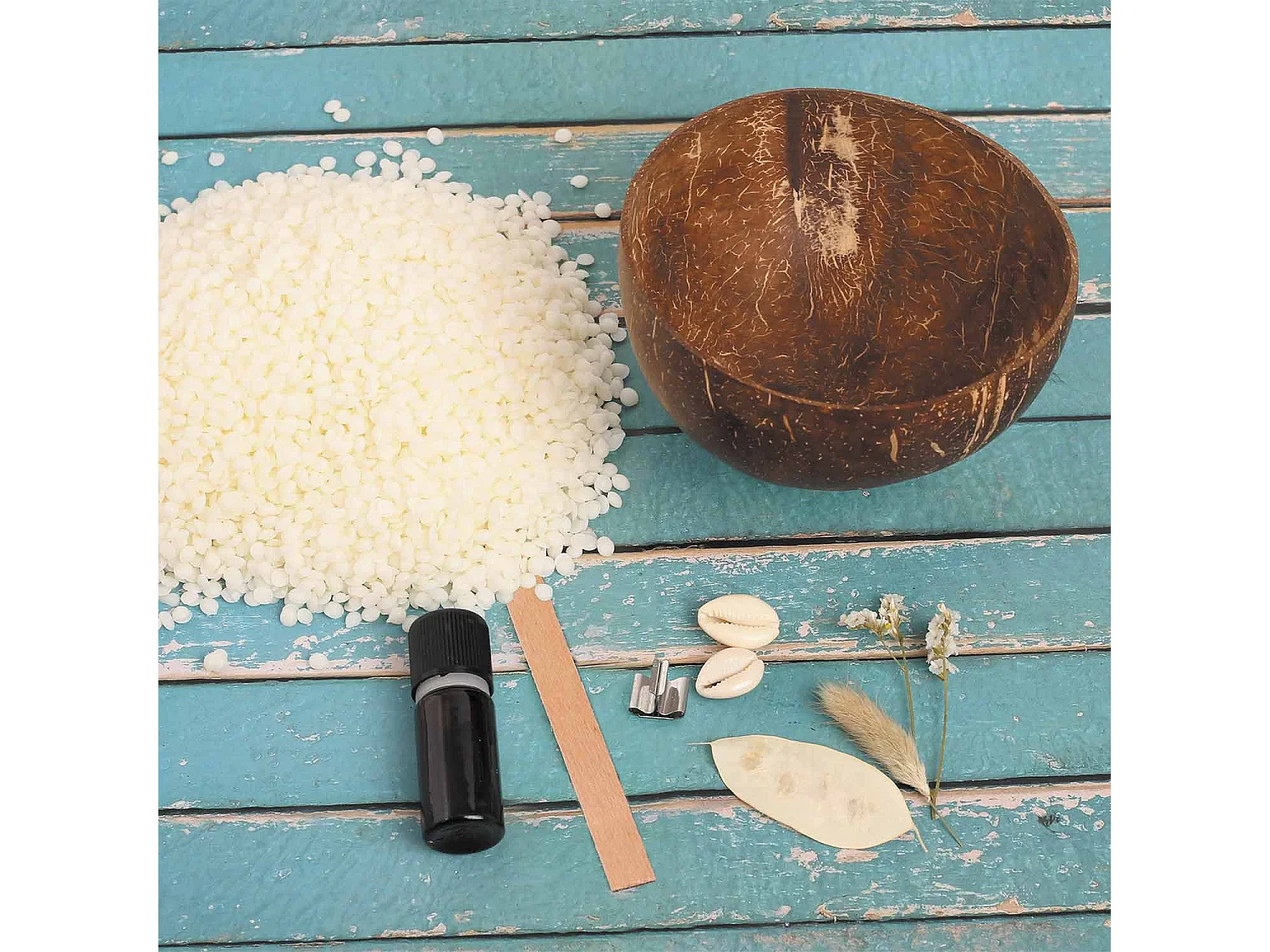 Bougie noix de coco à faire soi-même