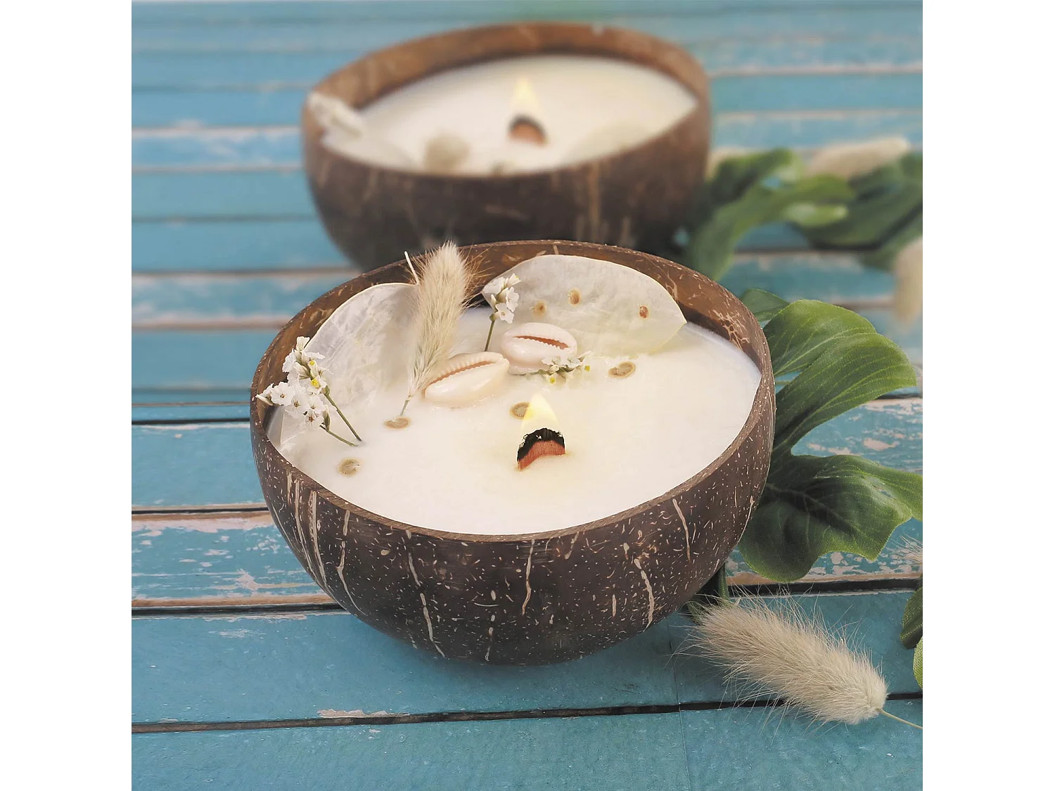 Bougie noix de coco à faire soi-même