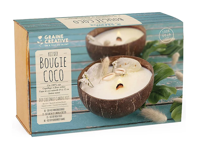 Vela de coco para hacer