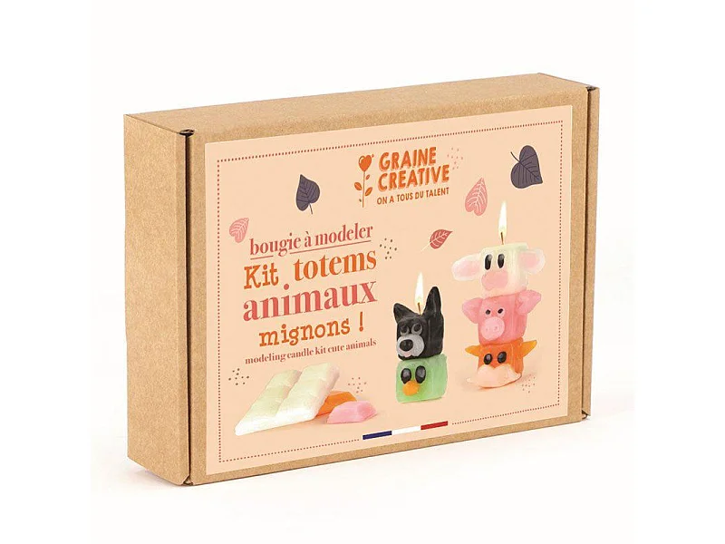Kinderboxset - Modelleerkaarsen - Dierentotems