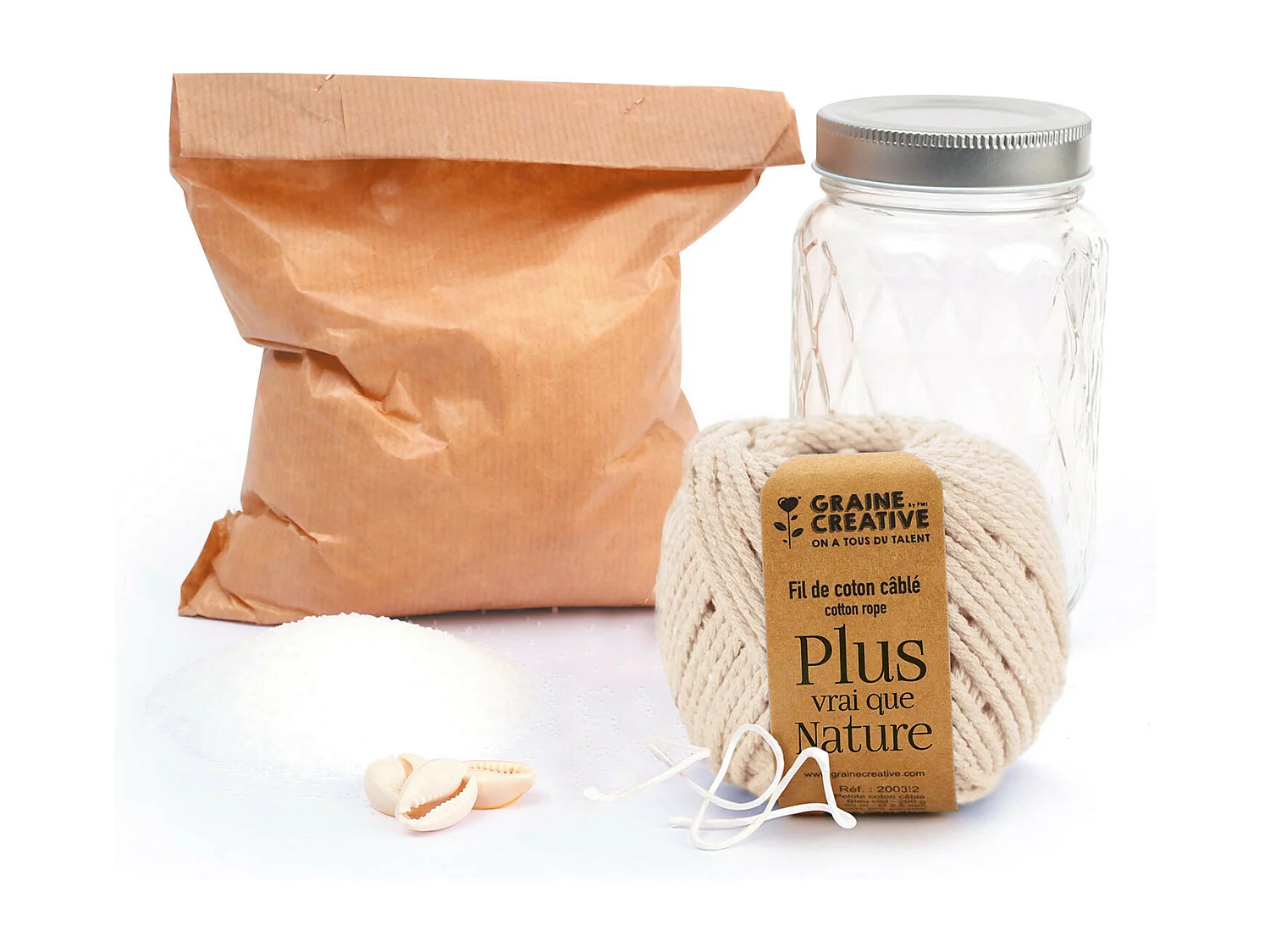 Bougie bohème en macramé à faire soi-même