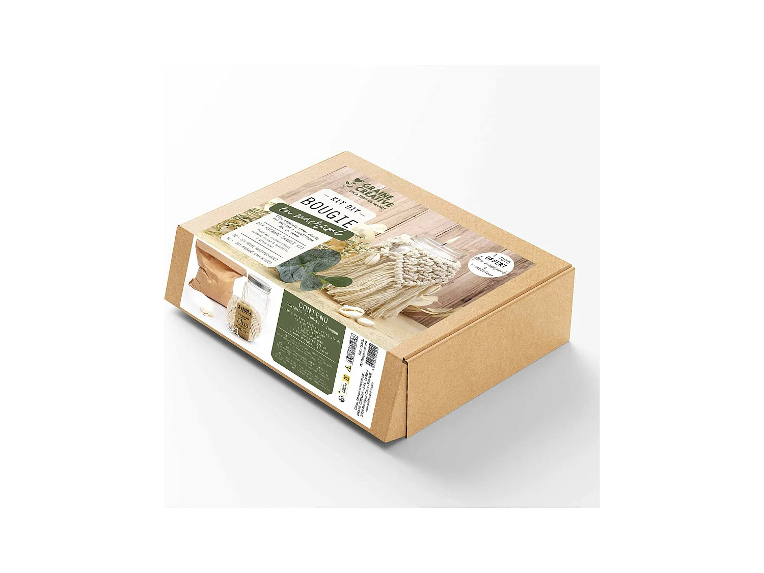 Boheemse Macramé Kaarsenset