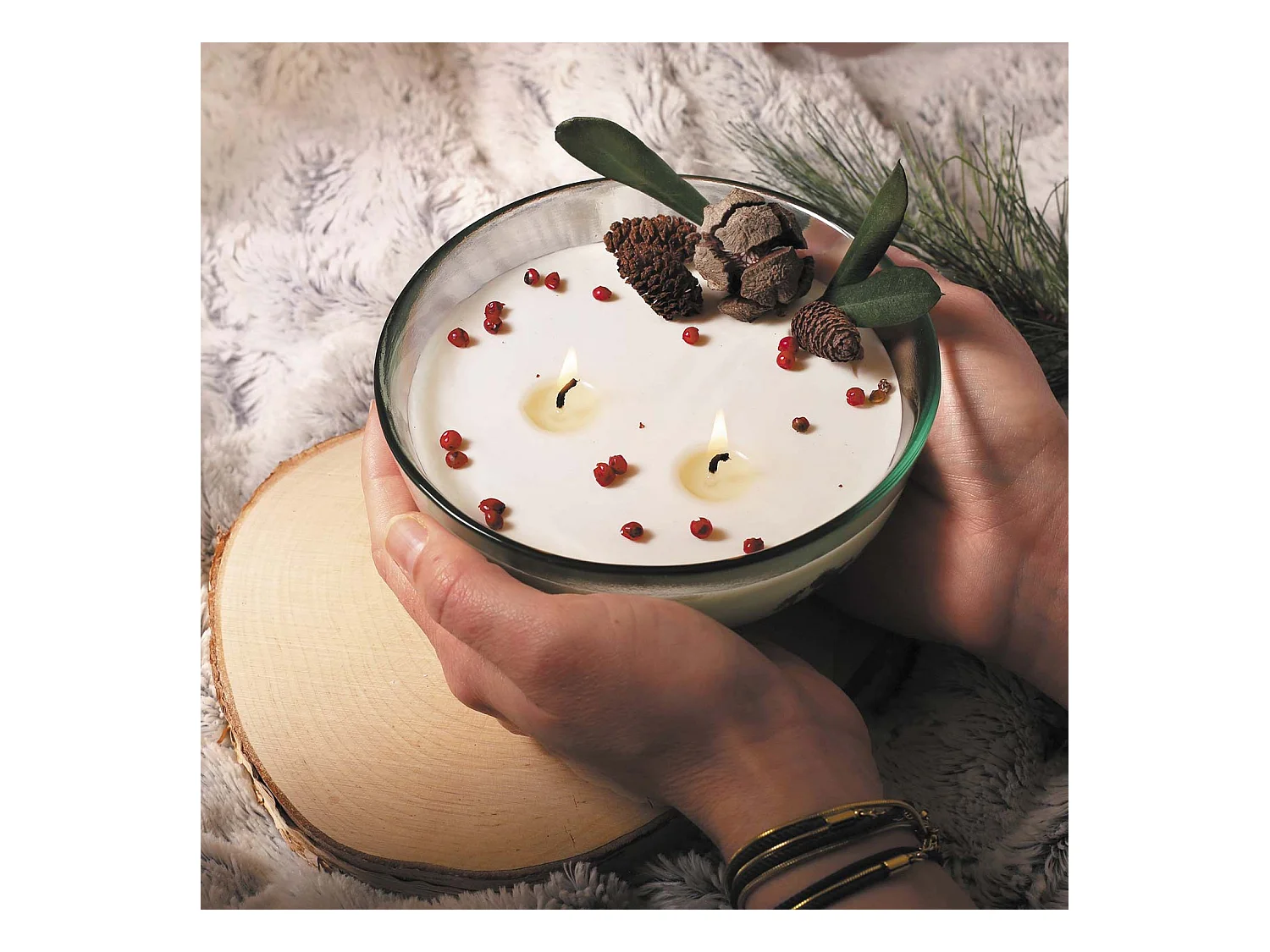 Coffret DIY bougie balade en forêt