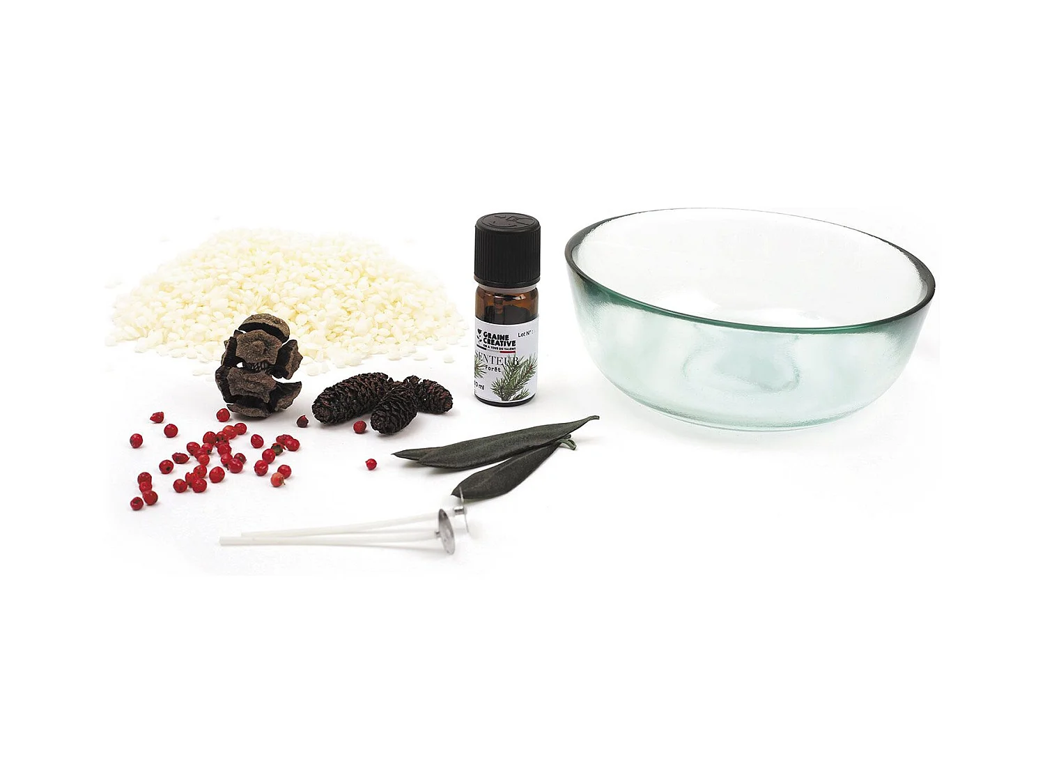 Coffret DIY bougie balade en forêt