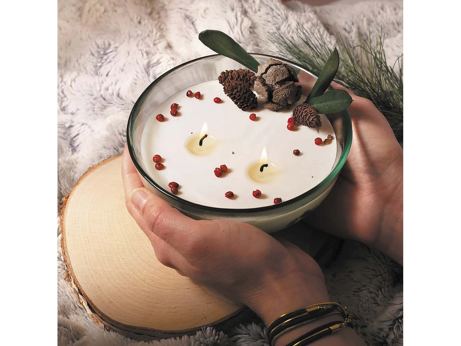 Coffret DIY bougie balade en forêt