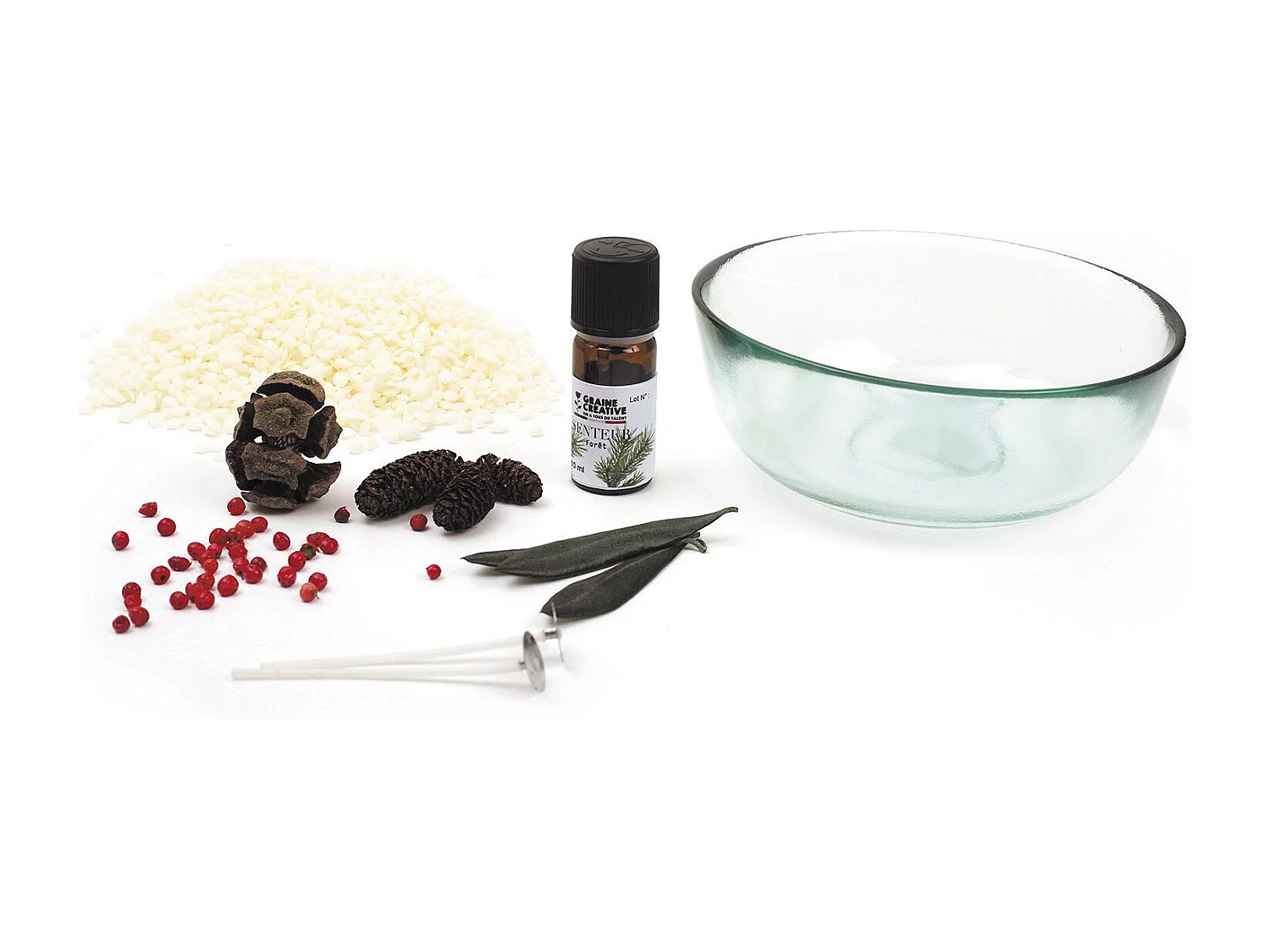 Coffret DIY bougie balade en forêt