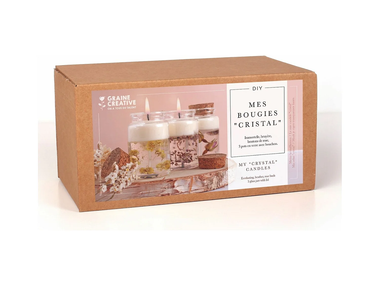 Kit DIY - mes bougies cristal