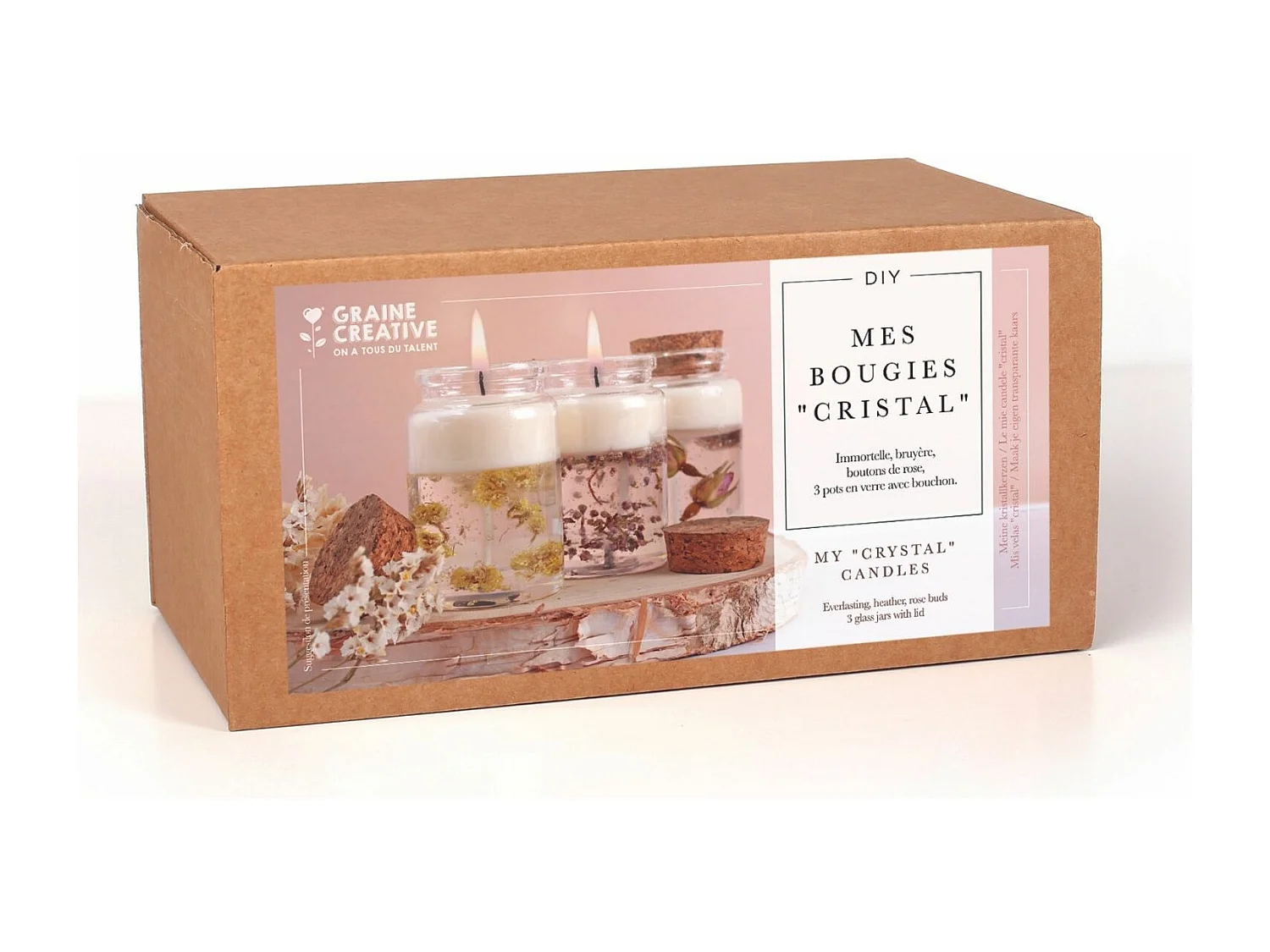 Kit DIY - mes bougies cristal