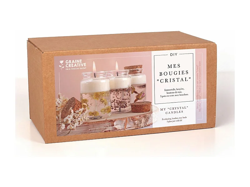 Kit DIY - mes bougies cristal
