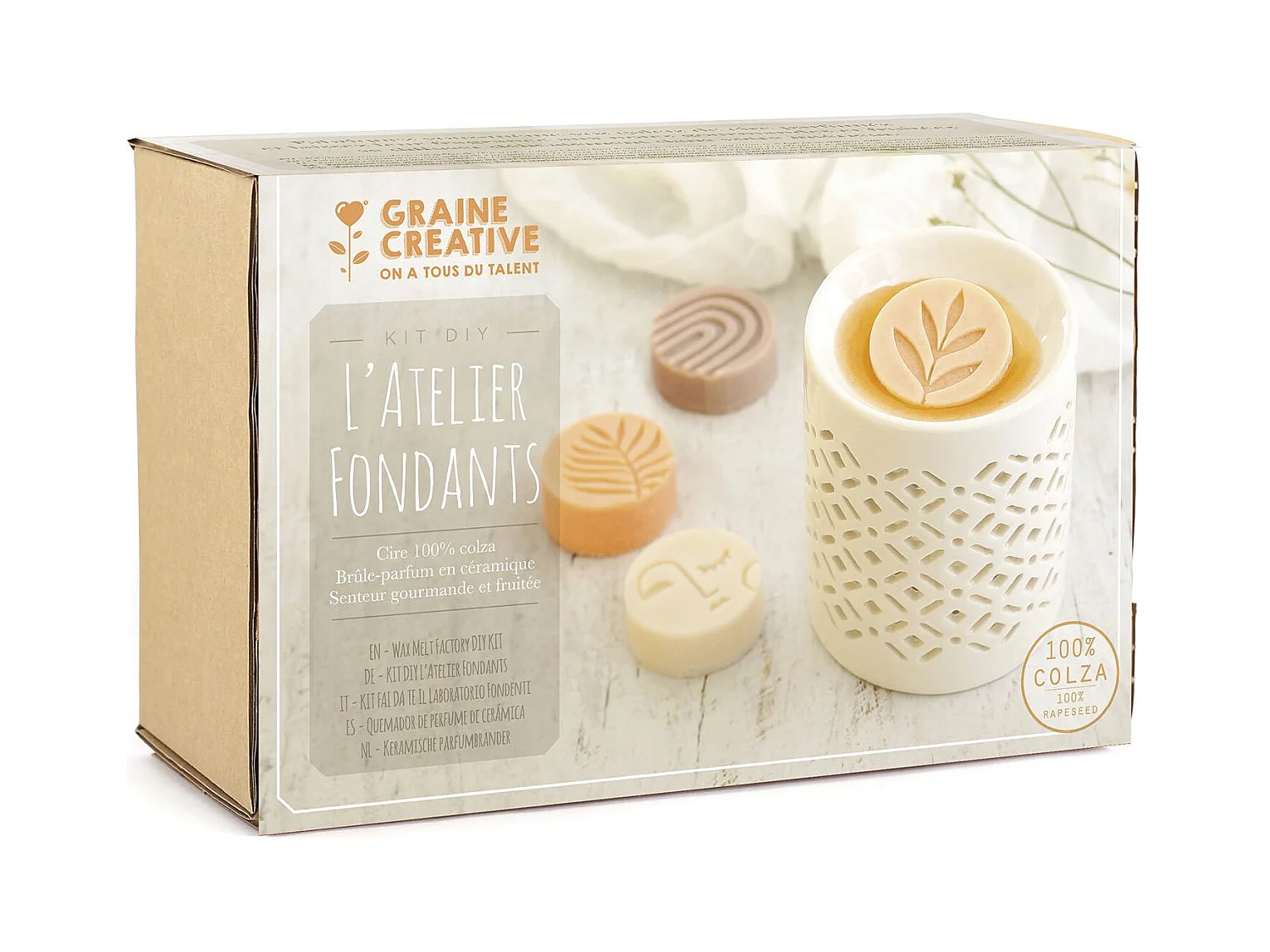 Coffret DIY atelier fondants à bougie