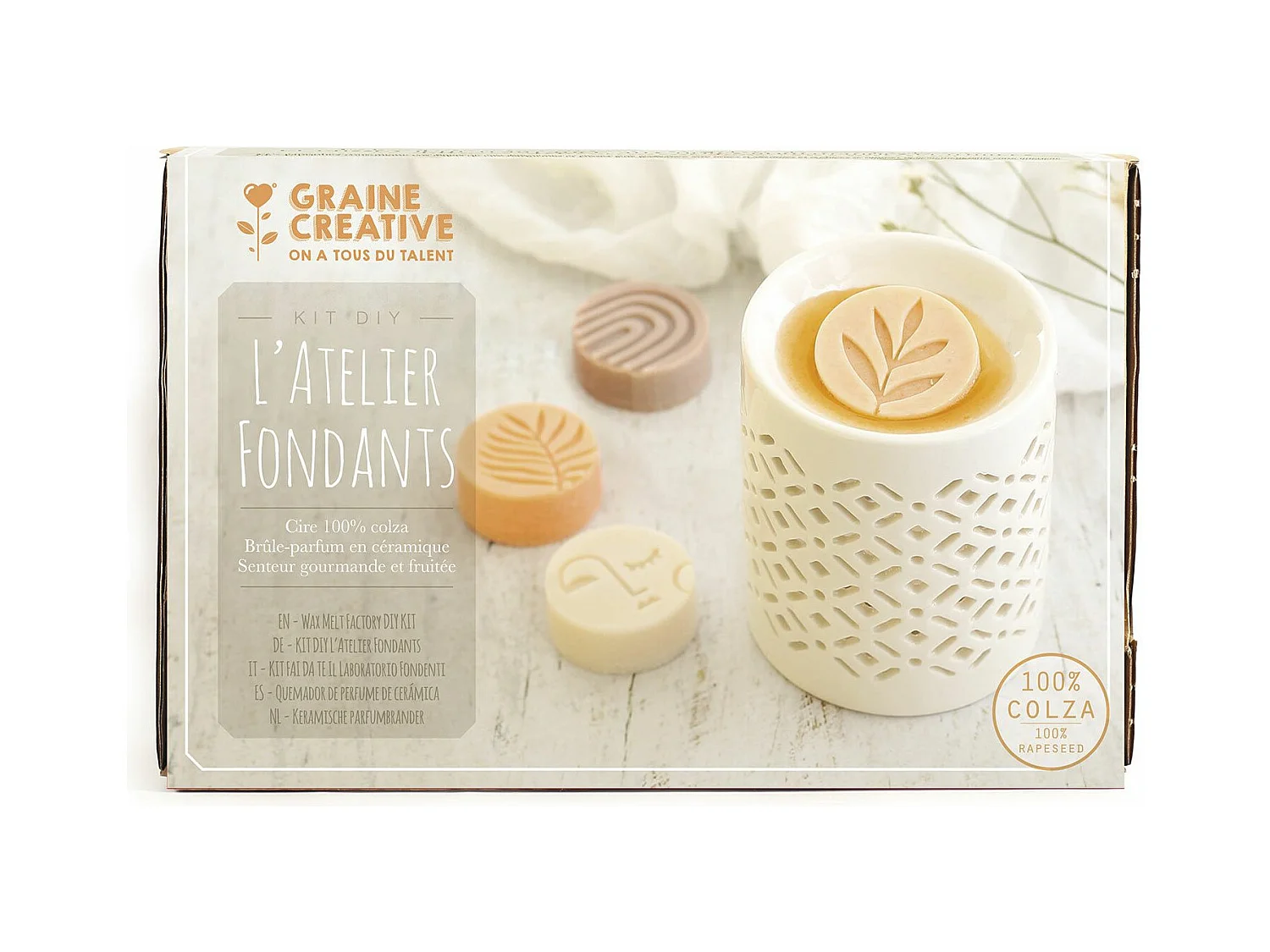 Coffret DIY atelier fondants à bougie