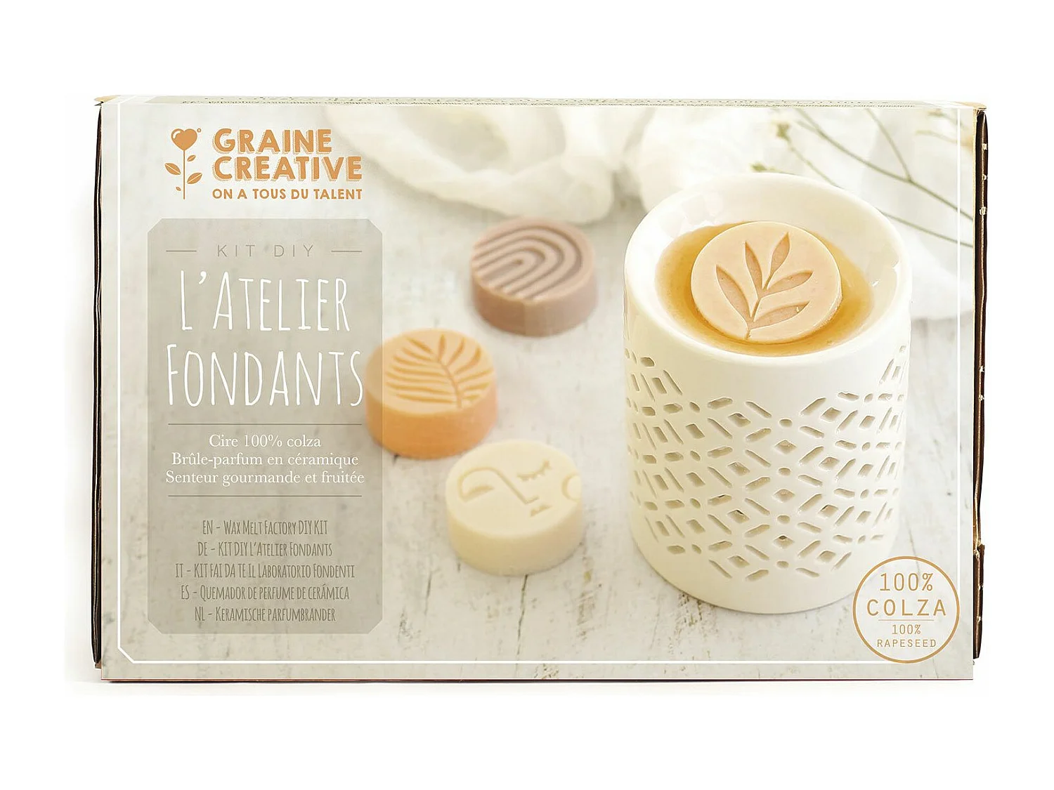 Coffret DIY atelier fondants à bougie