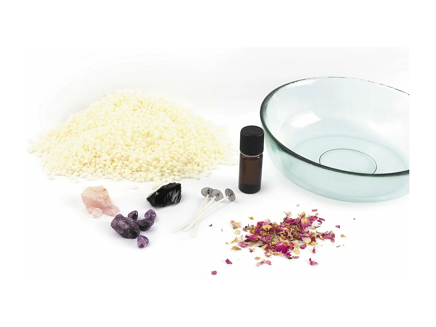 Bougie lithothérapie à faire soi-même