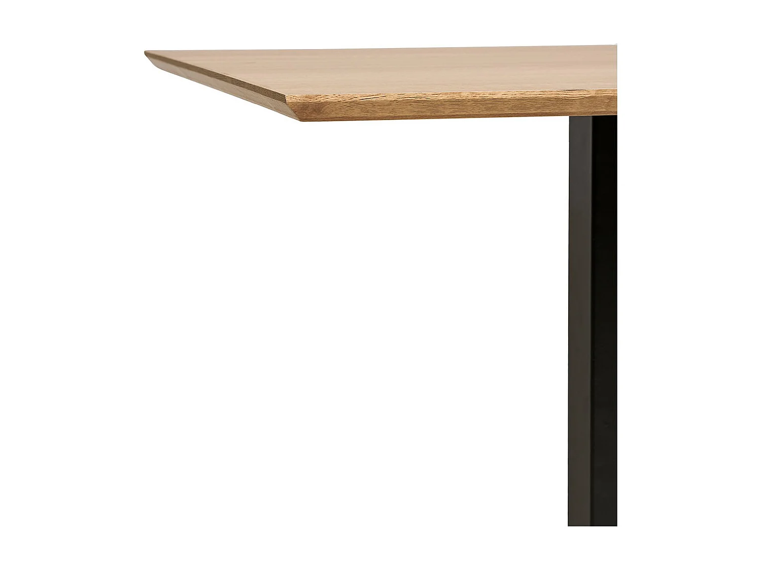 Saliou bartafel van wit en massief beukenhout-Kleur Beige