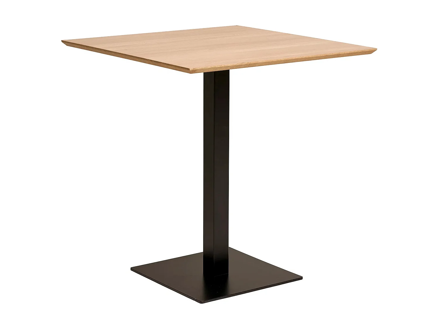 Table de café FANO 70cm – Bois clair ou noir – Design minimaliste-Noir