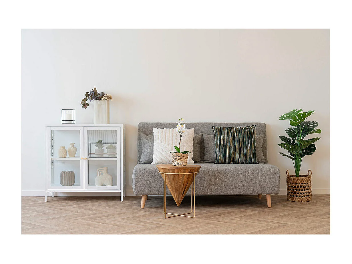 Dalby Sideboard 2 Glas Türen weiß.