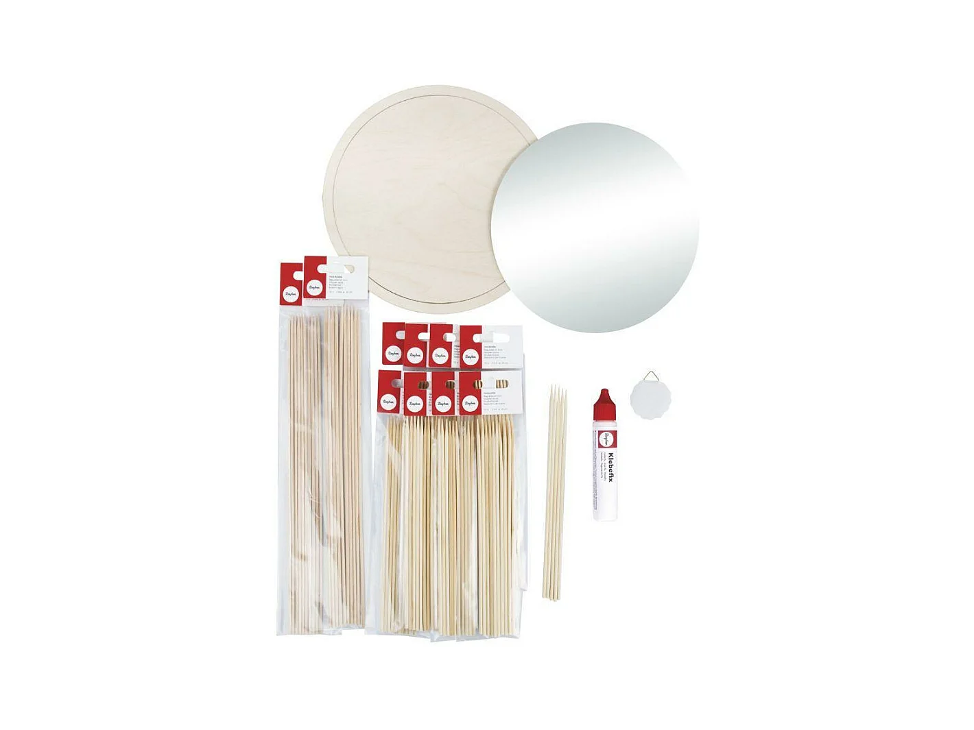 Miroir DIY soleil vintage à fabriquer soi-même ø 63 cm