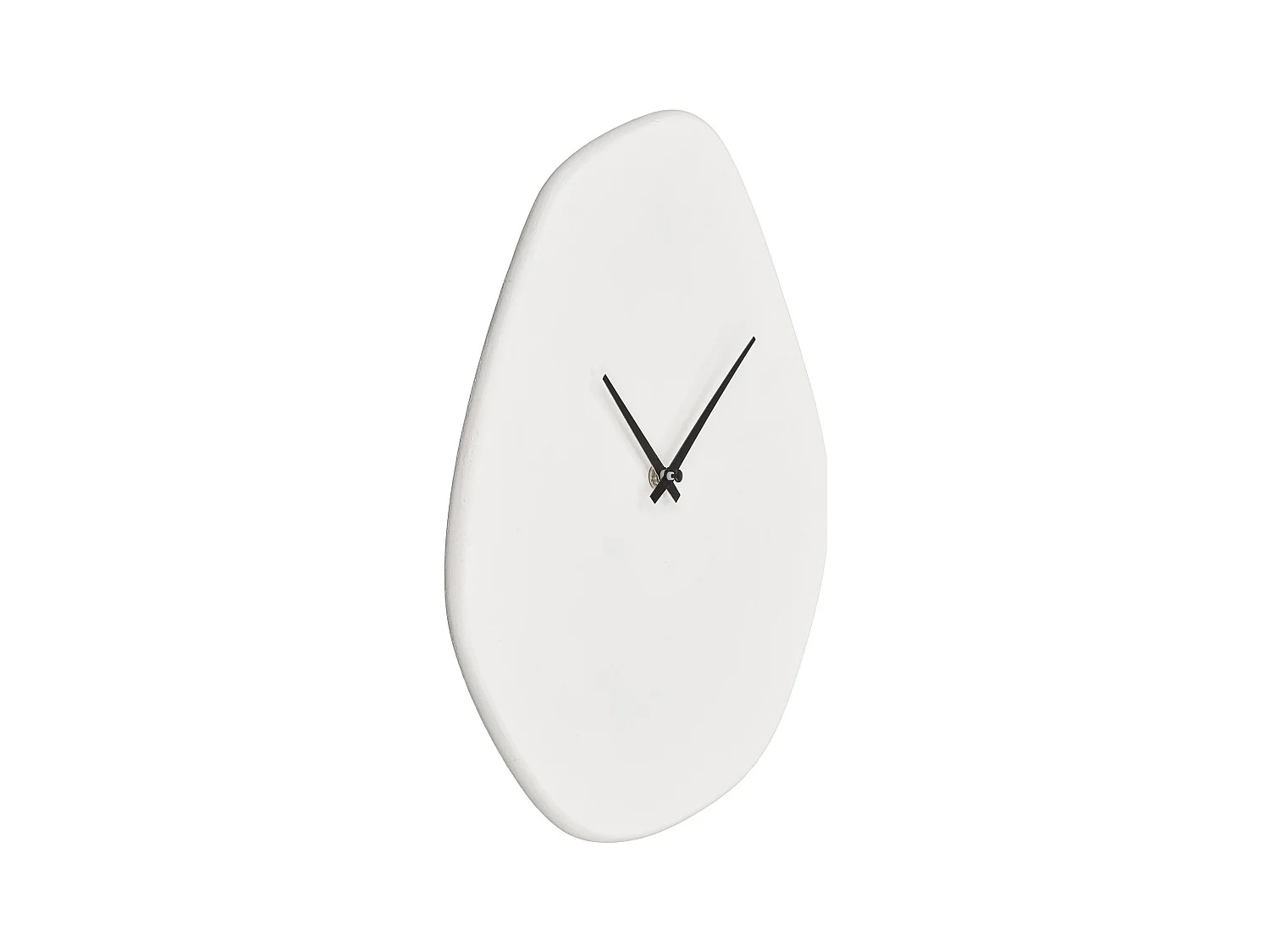 Vienna Wanduhr lautlos, 28x33cm offwhite.