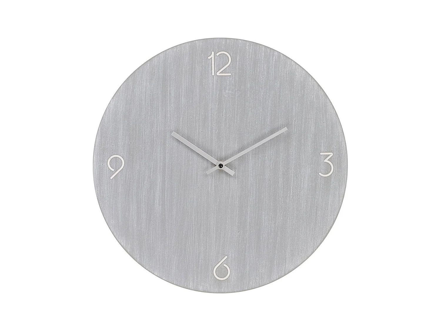 Ravenna Wandklok geruisloos Ø40 lichtgrijs.