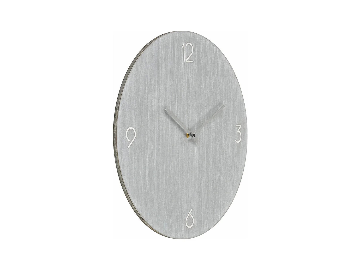 Ravenna Wanduhr lautlos Ø40 hellgrau.