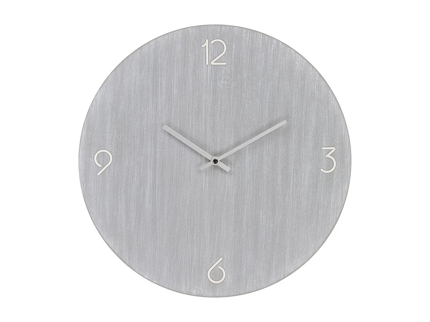 Ravenna Wandklok geruisloos Ø40 lichtgrijs.