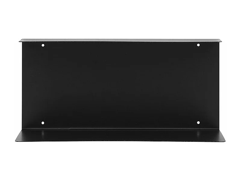 Lille Wandregal 40x18x18cm schwarz.